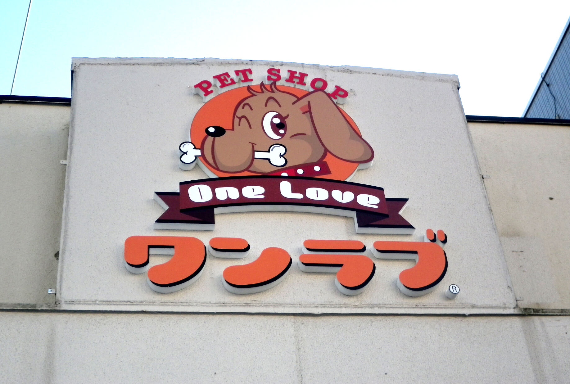 店舗ロゴにカルプ文字